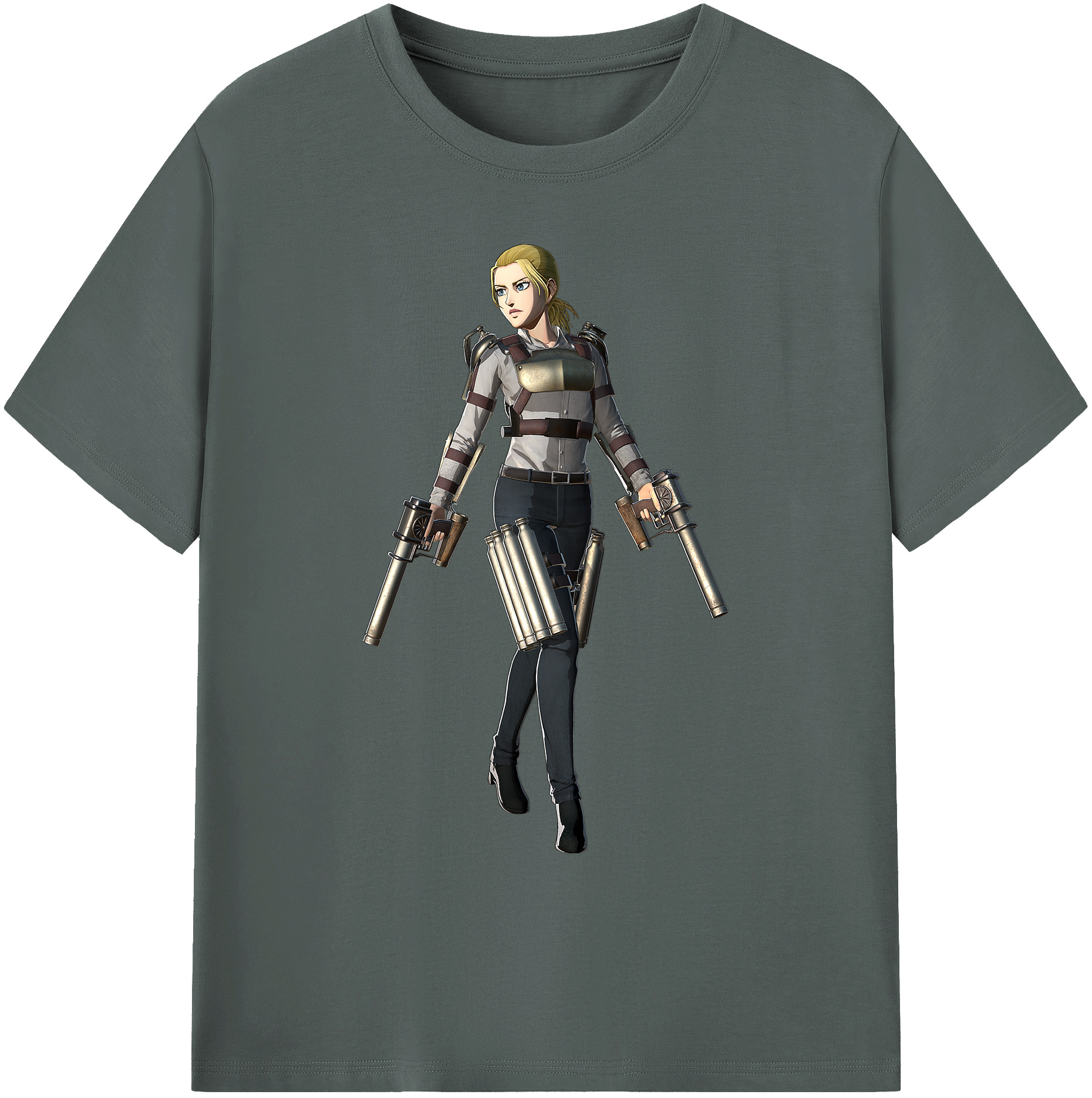（画像用） 進撃の巨人 Attack on Titan 綿100％ メンズ半袖Tシャツ｜肌触りやわらか＆通気性